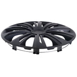 Calotas universais 14" NRM STRONG preto fosco 4 peças