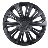 Calotas universais 14" NRM STRONG preto fosco 4 peças