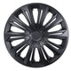Calotas universais 14" NRM STRONG preto fosco 4 peças