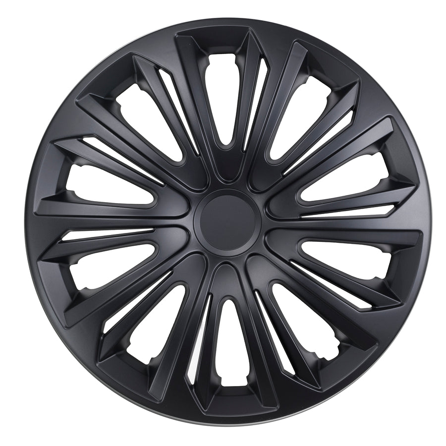 Calotas universais 14" NRM STRONG preto fosco 4 peças