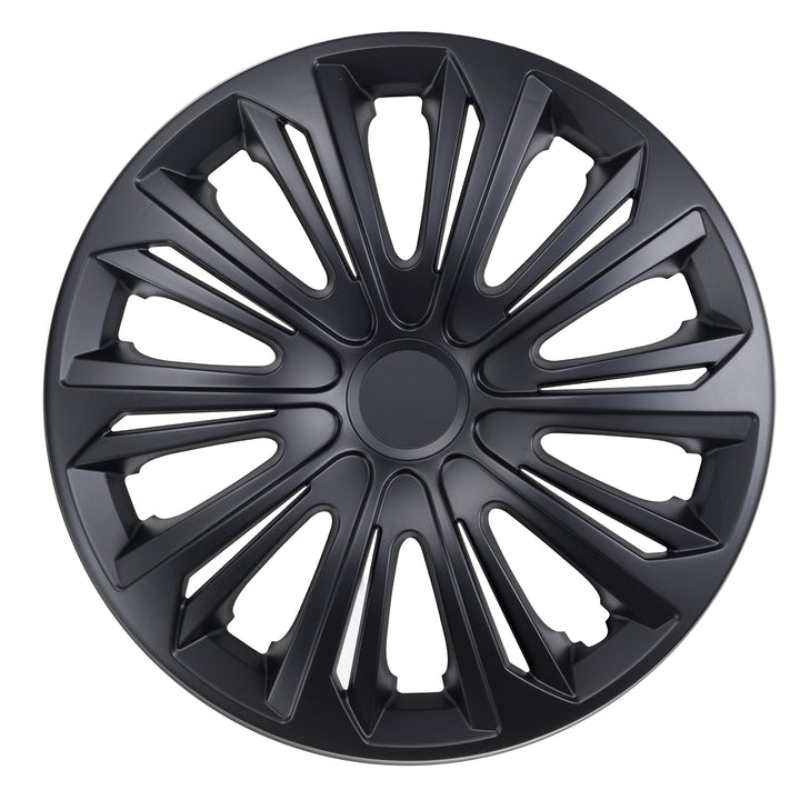 Calotas universais 15" NRM STRONG preto fosco 4 peças