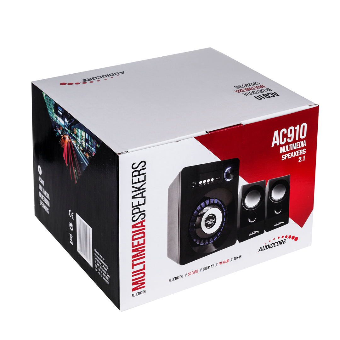 Bluetooth 2.1 Audiocore AC910 altavoz FM radio, entrada de tarjeta TF, AUX, alimentación USB