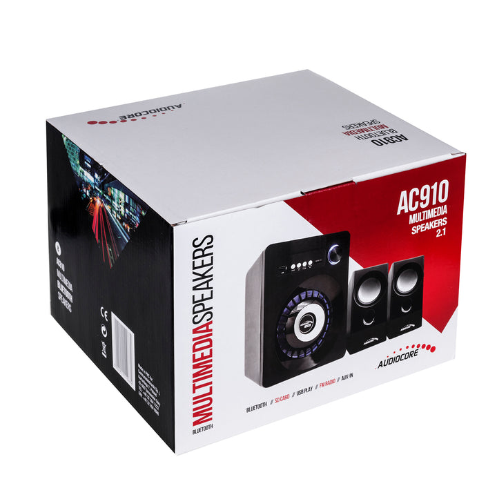 Bluetooth 2.1 Audiocore AC910 altavoz FM radio, entrada de tarjeta TF, AUX, alimentación USB