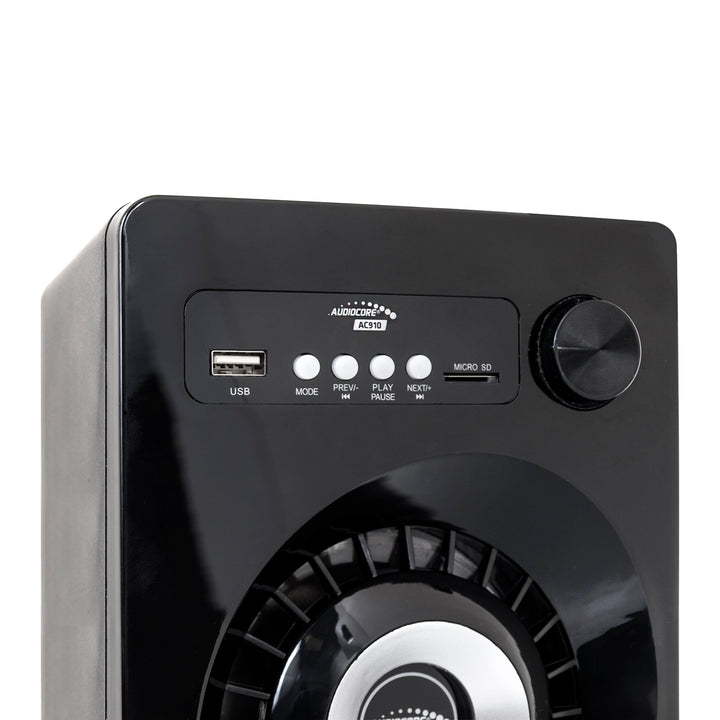 Bluetooth 2.1 Audiocore AC910 altavoz FM radio, entrada de tarjeta TF, AUX, alimentación USB