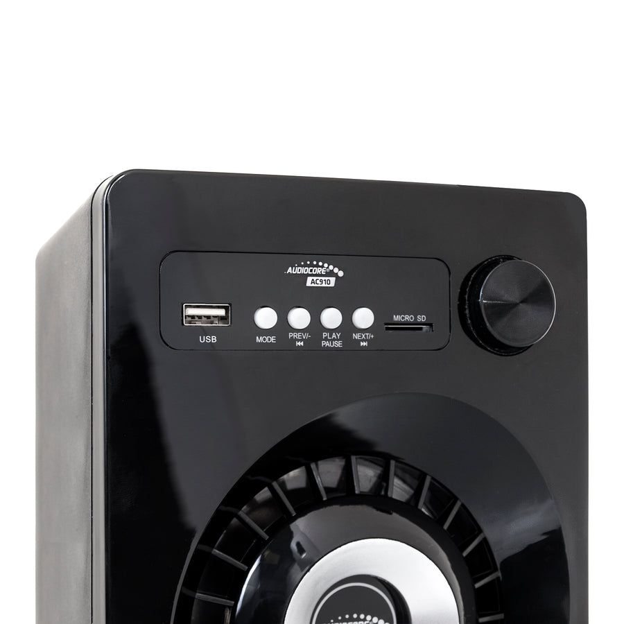 Alto-falante Bluetooth 2.1 Audiocore AC910, rádio FM, entrada para cartão TF, AUX, alimentação USB