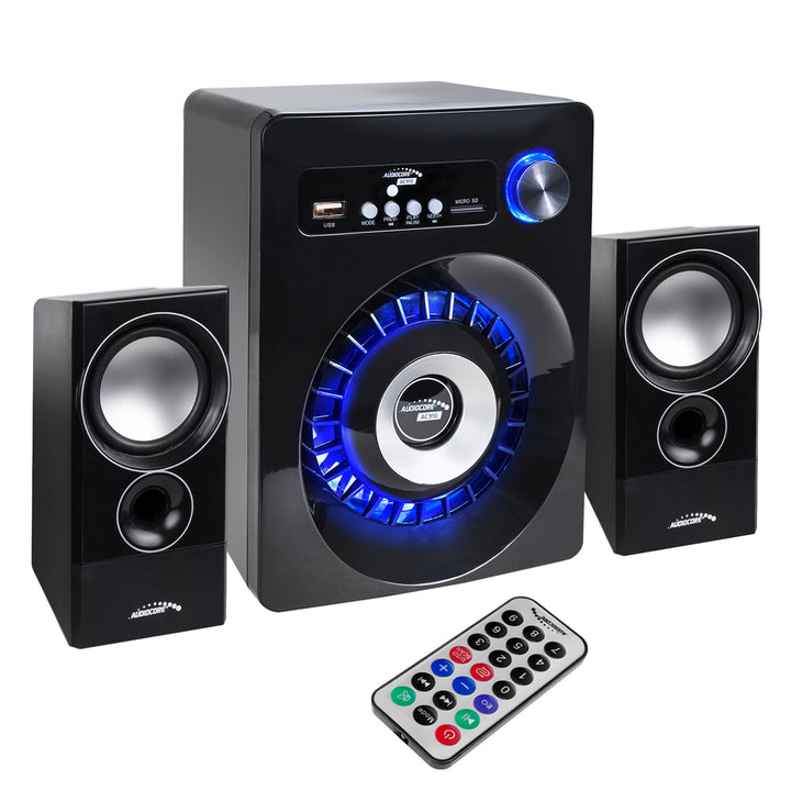 Bluetooth 2.1 Audiocore AC910 altavoz FM radio, entrada de tarjeta TF, AUX, alimentación USB