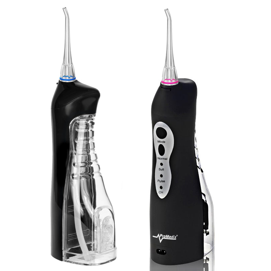 Irrigador bucal sem fios ProMedix PR-770 8,5 Bar, IPX7, carregamento USB, preto