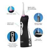 Irrigador bucal sem fios ProMedix PR-770 8,5 Bar, IPX7, carregamento USB, preto