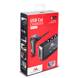 Divisor de isqueiro, voltímetro, 3 soquetes de isqueiro, 1xQuick Charge 3.0, 3xUSB 6.8A, 1x Power Delivery 18W, Maclean MCE218, Max 120W