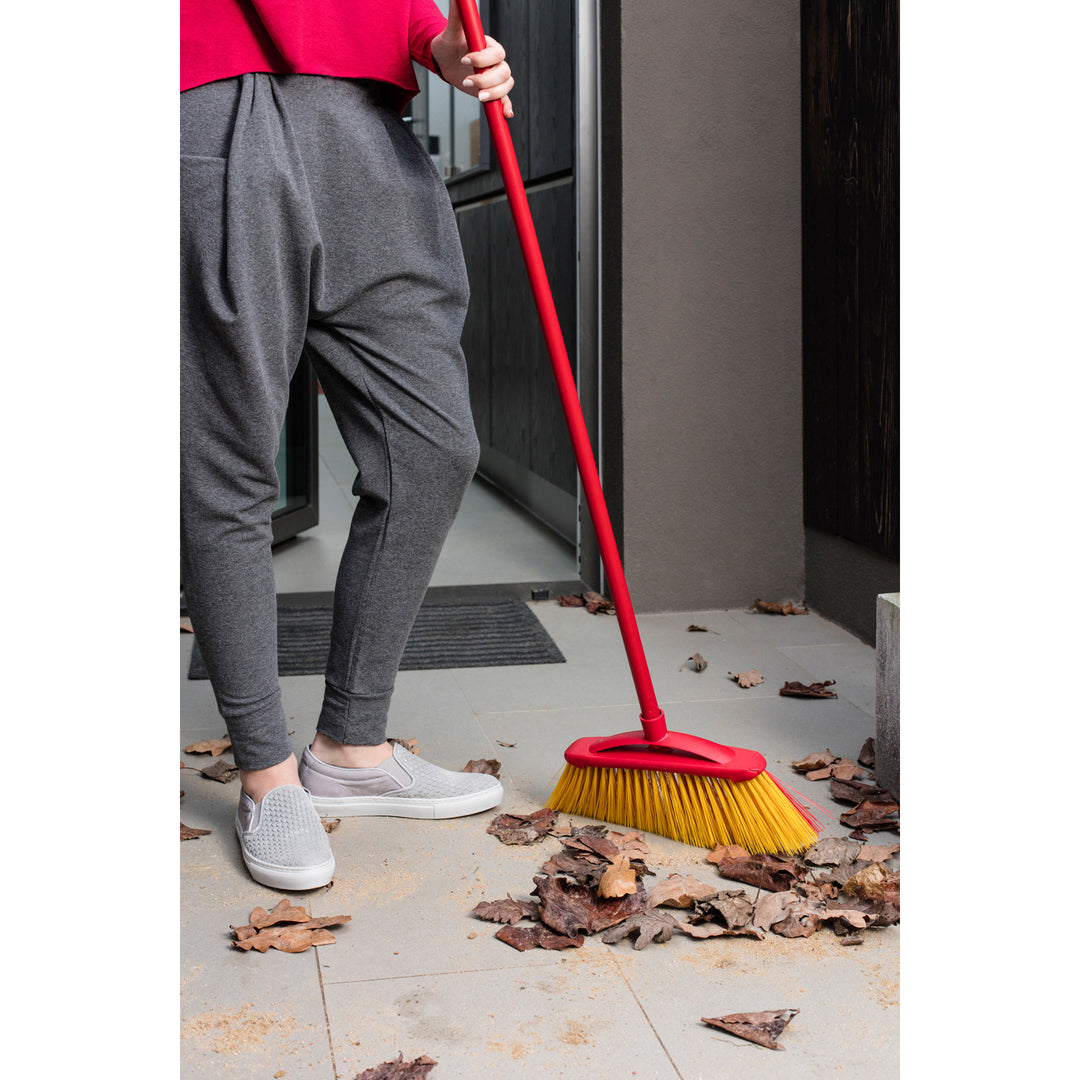 Vileda Brush Outdoor Broom 2in1 Garden + Stick