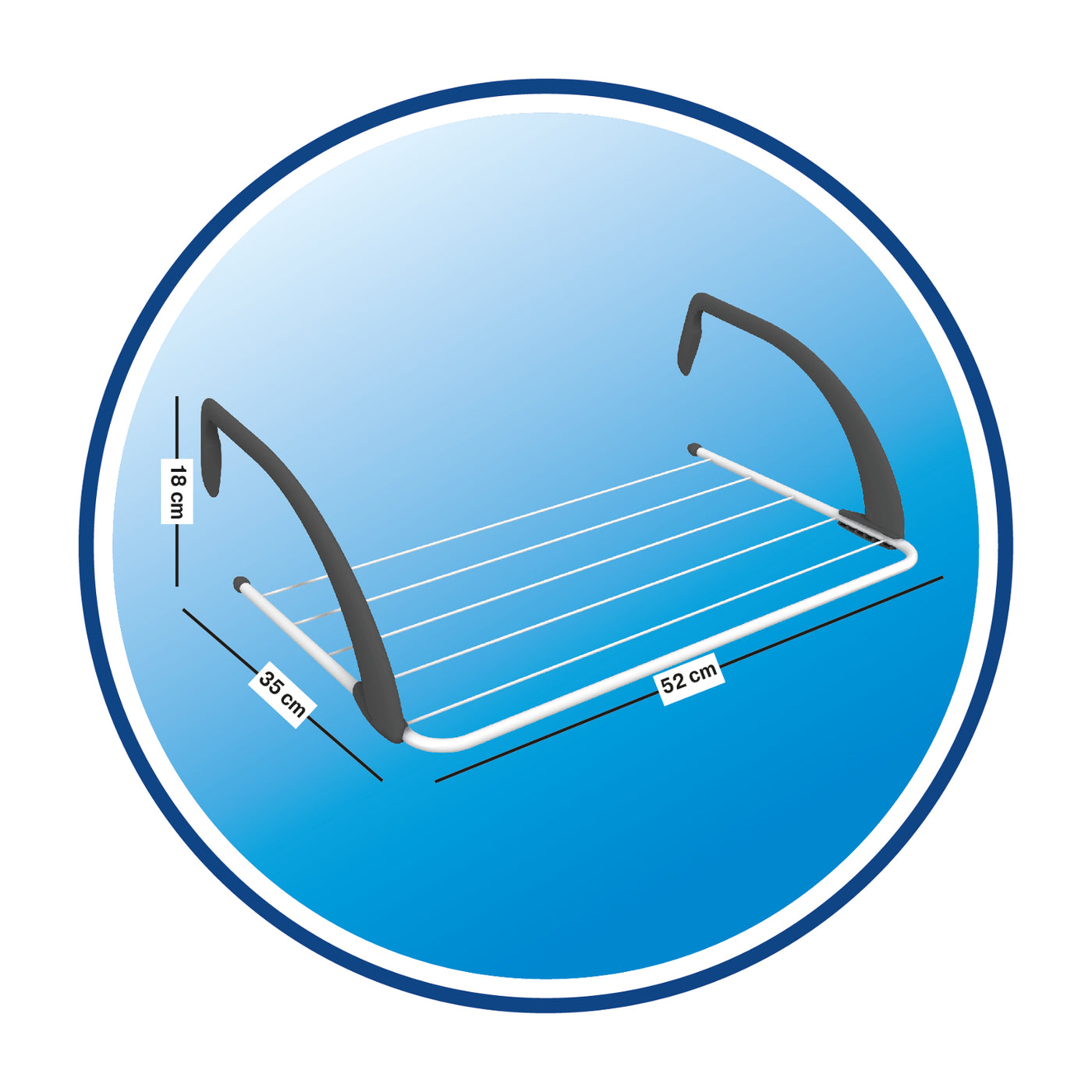 Tendedero de radiador de acero y resina Vileda Express – Euroelectronics ES