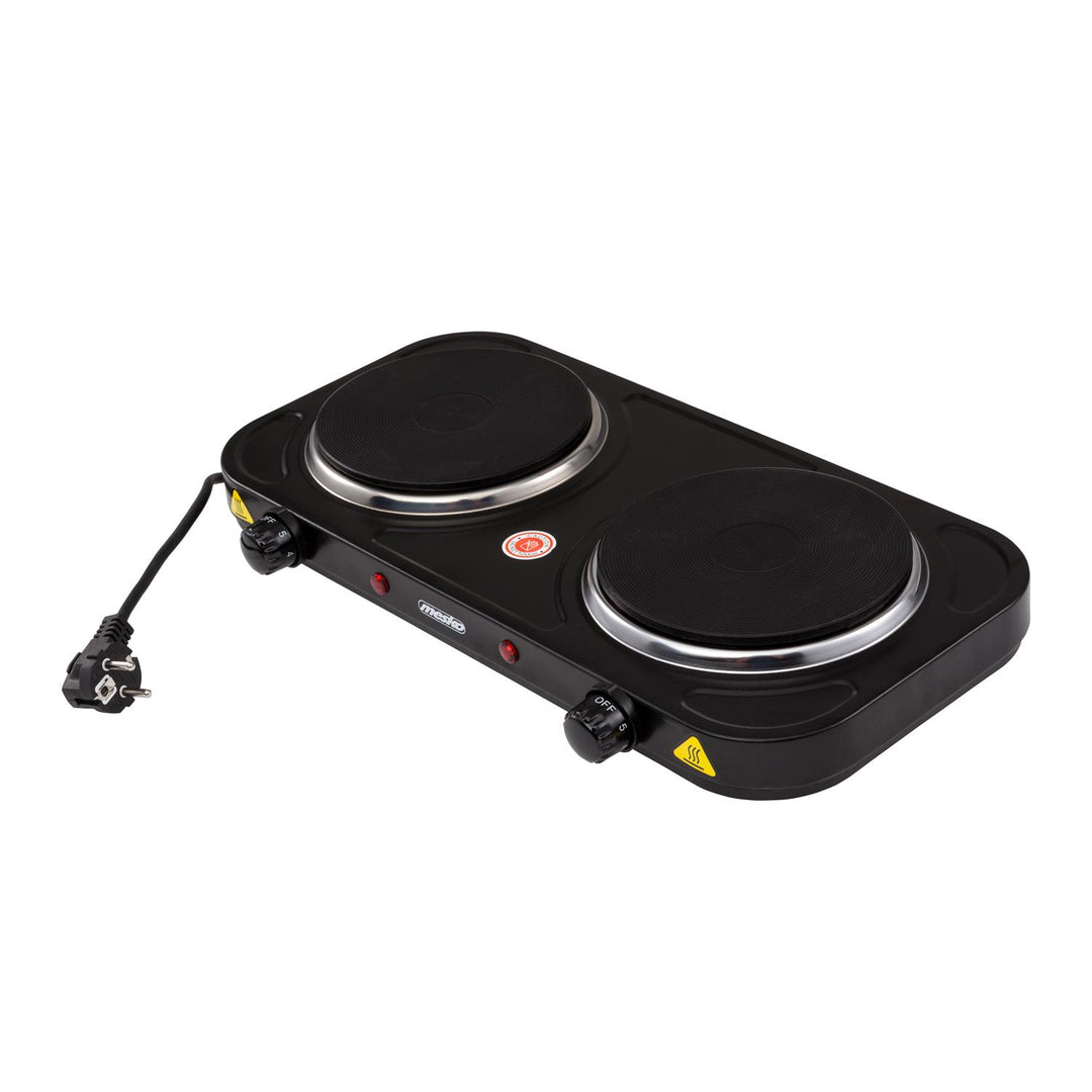 Mesko MS 6509 Fogão elétrico com dois queimadores Potência: 2000W
