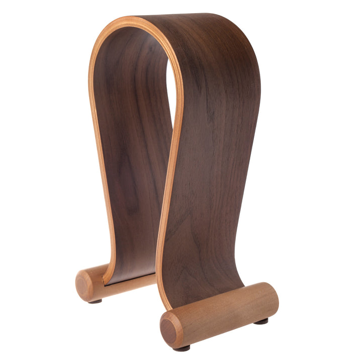 Soporte para auriculares de madera, color nuezMaclean MC-815W