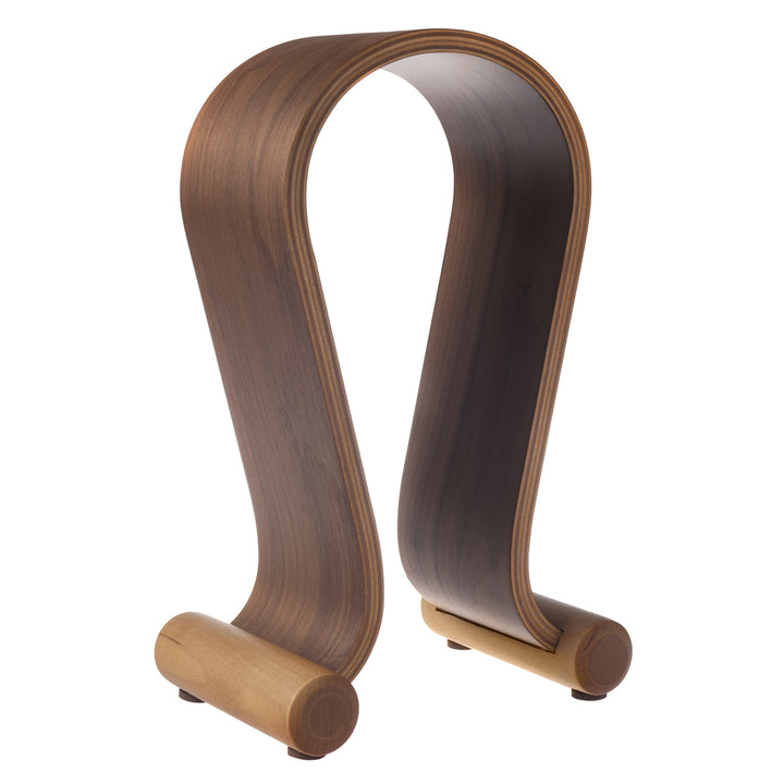 Soporte para auriculares de madera, color nuezMaclean MC-815W