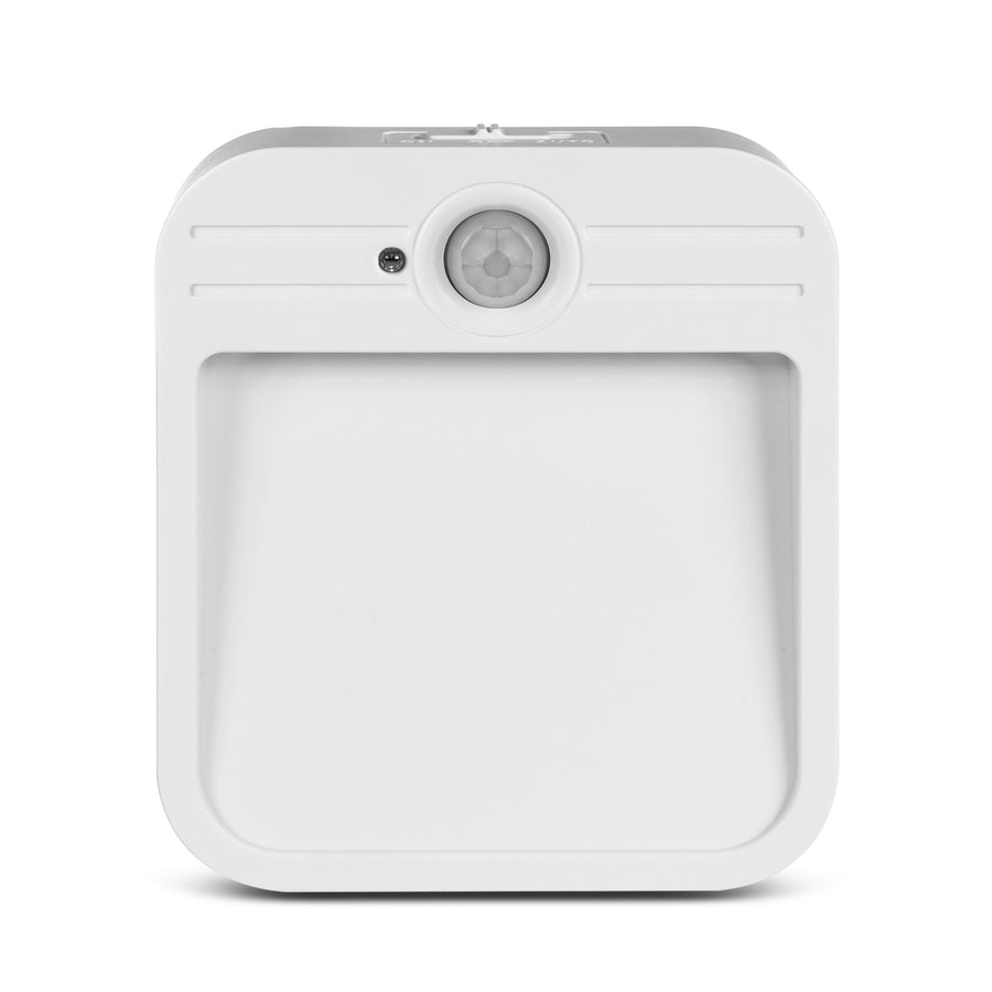 Lámpara portátil Maclean MCE236 de escalera LED con sensor de movimiento y atardecer, imán, gancho, temperatura 4000K, rango 3-4m, batería/acumulador 3.7V / 500mAh alimentada por USB, 4 LED SMD2835
