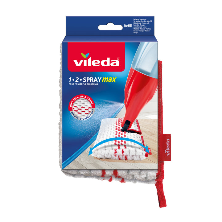 Vileda 1-2 Spray Max Recambio de microfibra para mopa