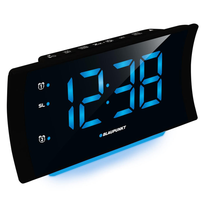 Radio despertador Blaupunkt, posrt USB, termómetro, doble alarma, CR80USB