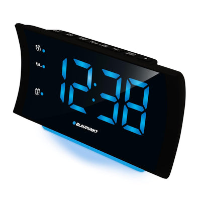 Radio despertador Blaupunkt, posrt USB, termómetro, doble alarma, CR80USB