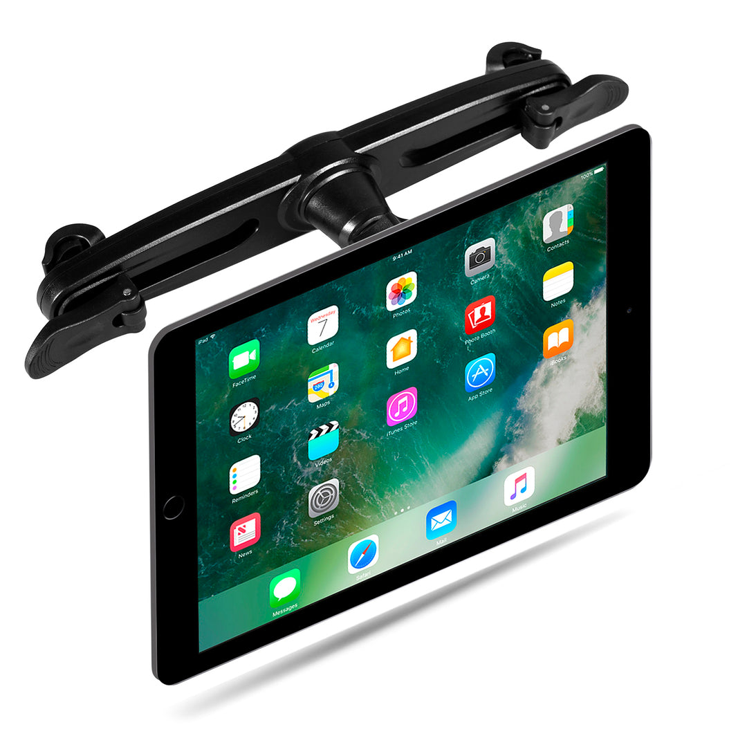 Soporte magnético universal para coche giratorio para montaje en reposacabezas, compatibilidad: iPad, tableta, navegación GPS, teléfono inteligente, iPhone - hasta 10 pulgadas, MC-821