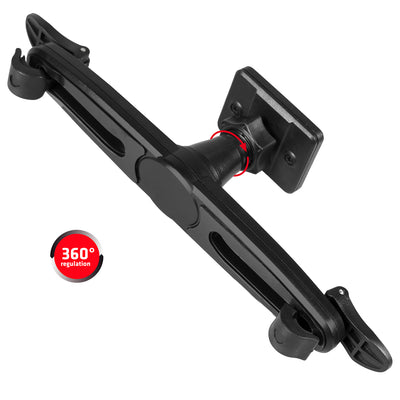 Suporte magnético universal para carro, suporte giratório para encosto de cabeça, compatibilidade: iPad, tablet, navegação GPS, smartphone, iPhone - até 10 polegadas, MC-821