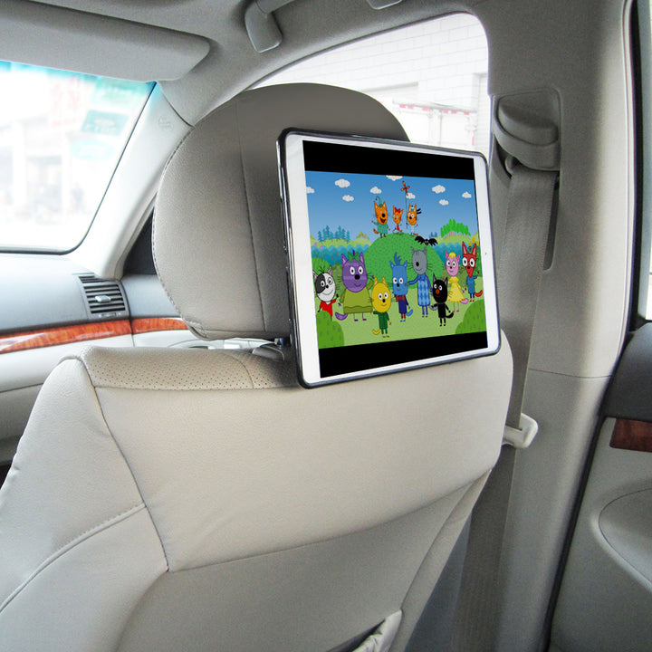 Soporte magnético universal para coche giratorio para montaje en reposacabezas, compatibilidad: iPad, tableta, navegación GPS, teléfono inteligente, iPhone - hasta 10 pulgadas, MC-821