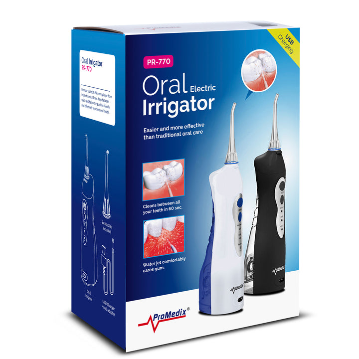 Irrigador dental sem fio Promedix PR-770 IPX7