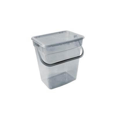 Recipiente para pó cinza transparente Plast Team 6L