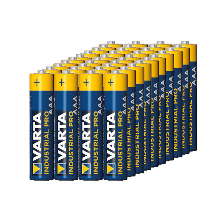 Pilhas alcalinas 40x Varta Industrial LR03 / folha AAA