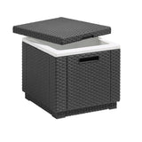 Refrigerador de jardim Keter Allibert Ice Cube grafite