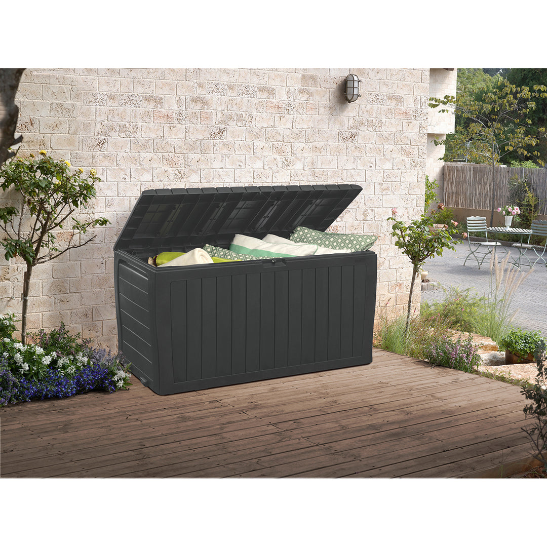 Caja de jardín, caja de almacenamiento 270L antracita Keter Marvel Plus