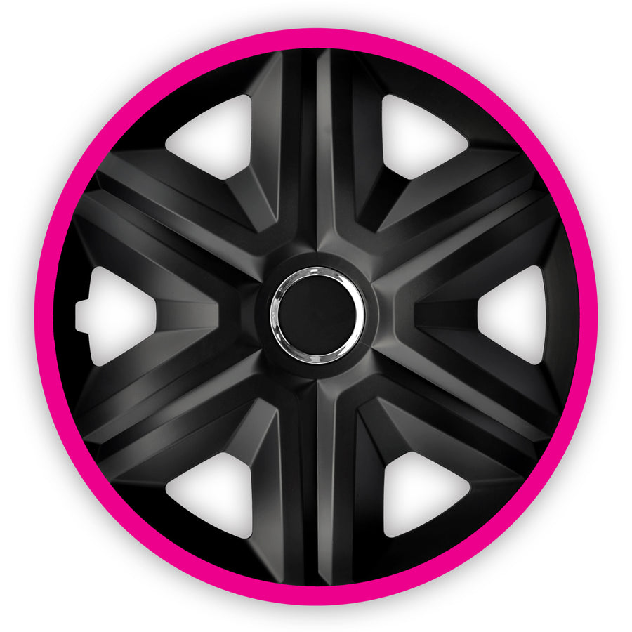 Llantas FAST LUX rosas 14 "4 piezas. Le dan al vehículo un aspecto especial.