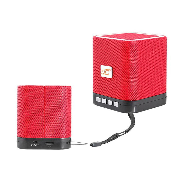 Alto-falante BT portátil LTC LXBT201 versão Bluetooth 3.0 vermelho