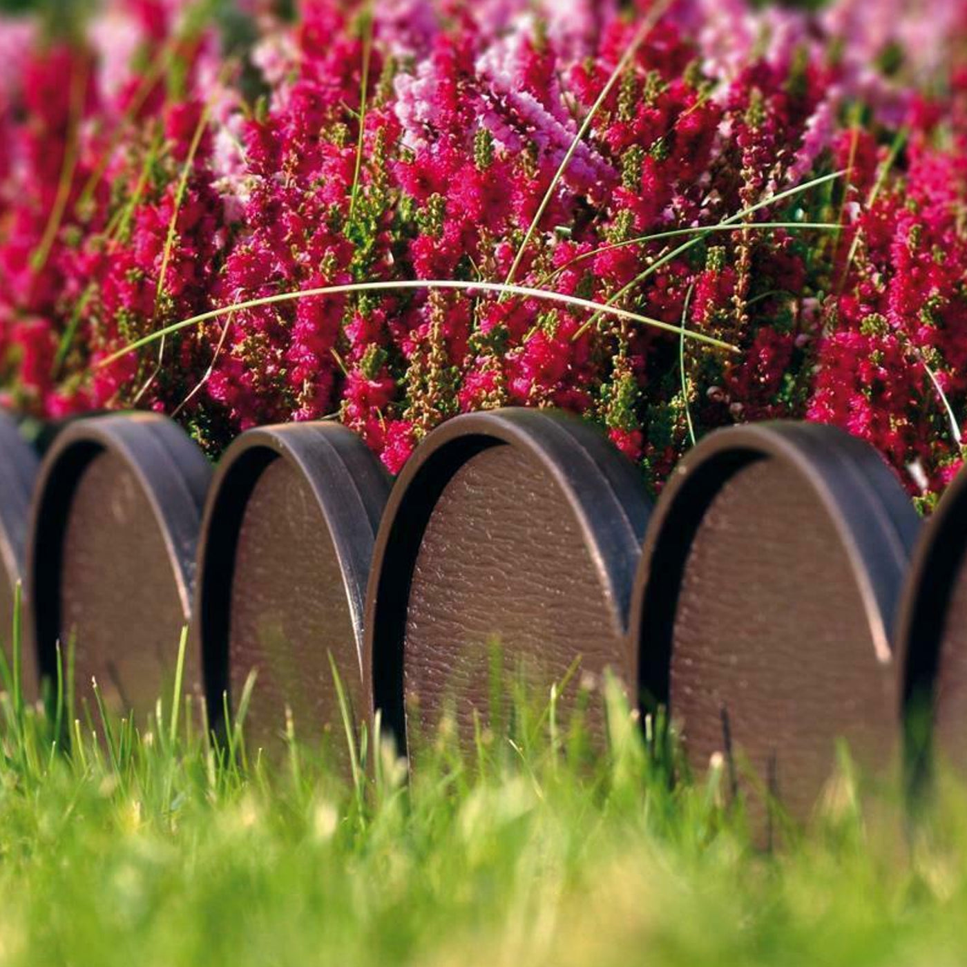 Empalizada para jardín delimitador borde de jardín Garden Line IKRA 10m marrón