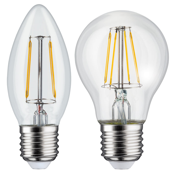 Bombilla LED de filamento E27, 4W 230V WW blanco cálido 3000K 470lm Maclean Energy MCE266