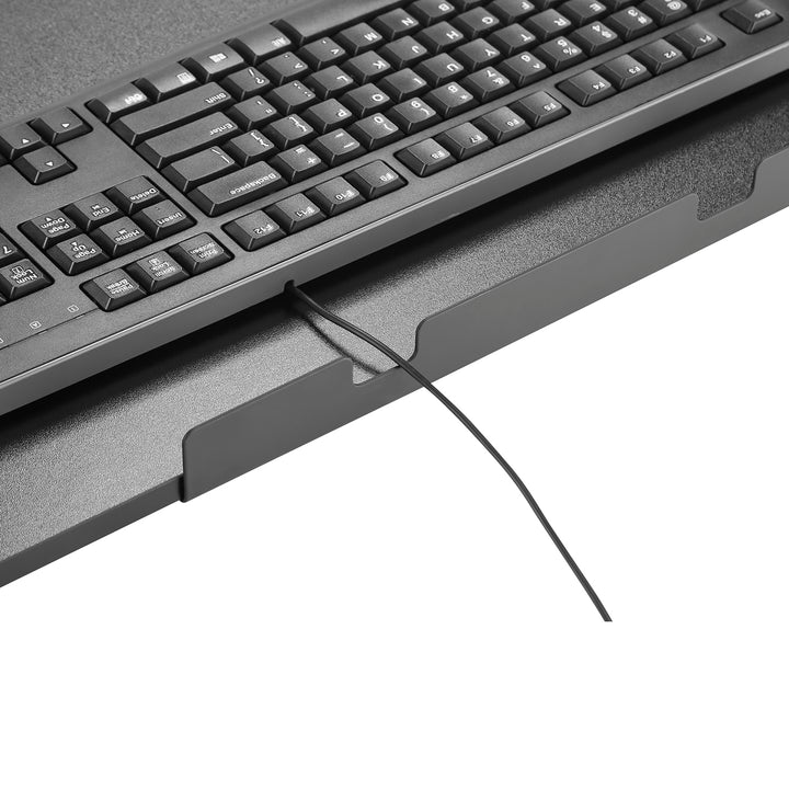 Soporte de teclado, estante para montaje debajo de escritorio ajustable MC-839