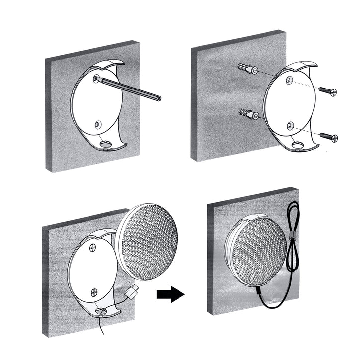 Soporte para colgar en la pared para el altavoz Google Home Mini MC-842