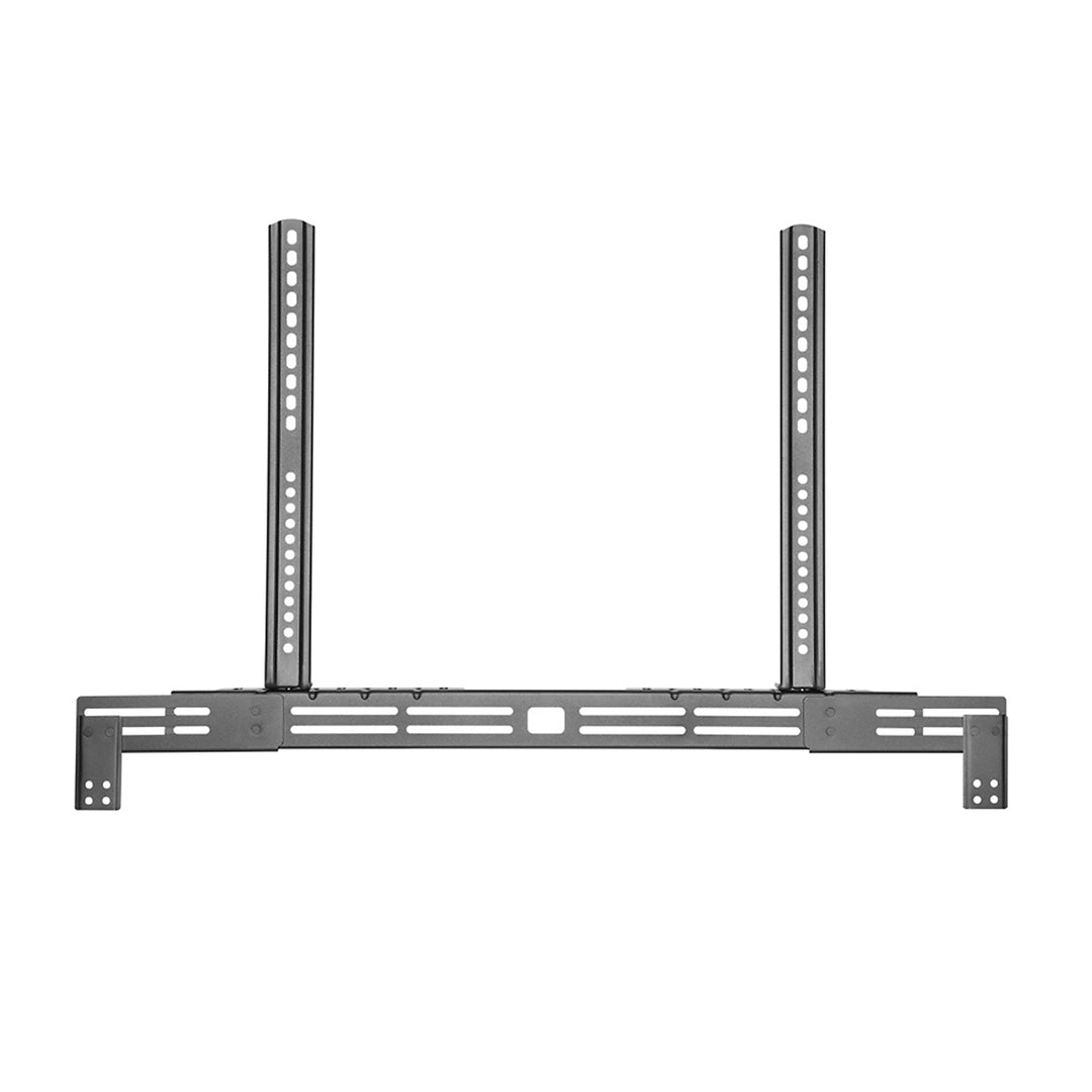 Suporte universal para barra de som até 10kg compatível com a maioria dos suportes de TV e parede VESA 600x400