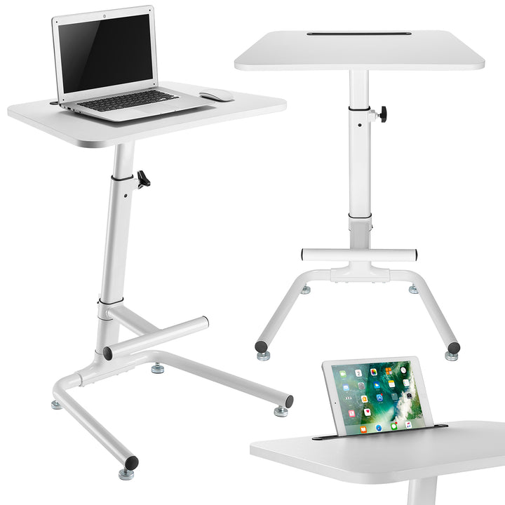 Suporte de mesa para laptop com apoio para os pés Mesa para laptop com altura ajustável máx. 120cm