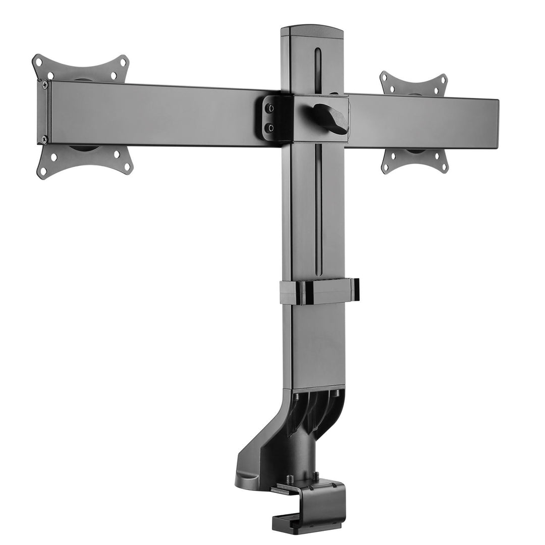 Soporte de escritorio dual para pantalla con gestión de cables Maclean Brackets MC-854