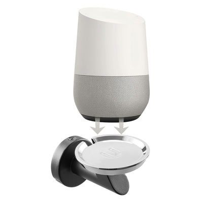 Suporte de parede para alto-falante inteligente Google Home, base magnética, hardware de montagem incluído