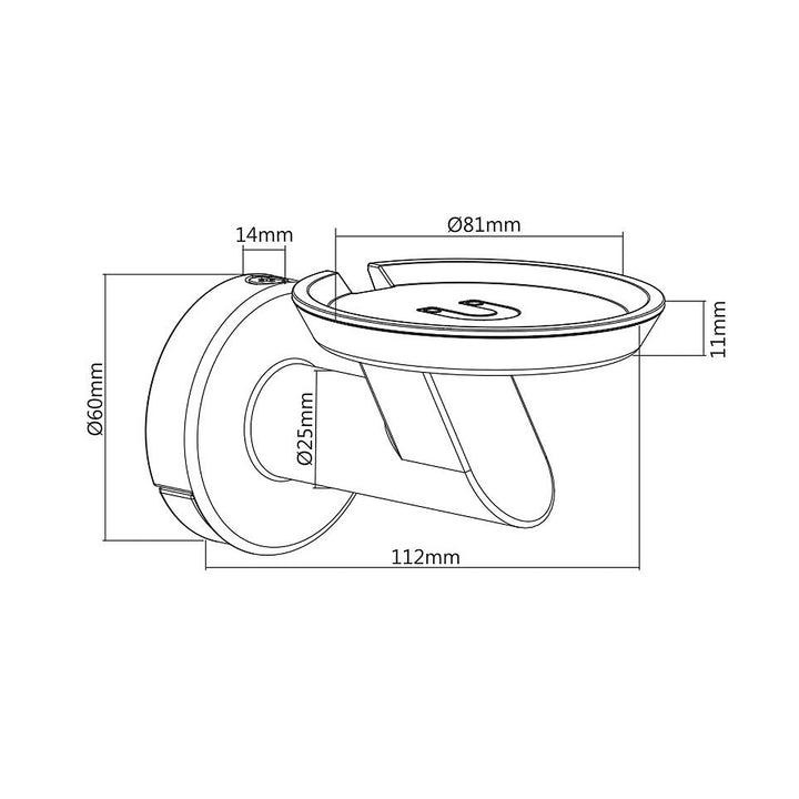 Soporte de pared para altavoz inteligente Google Home, base magnética, accesorios de montaje incluidos