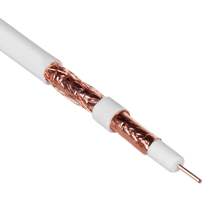 Cable coaxial cable de 25M MCTV-470 1.02CU + 4.8FPE + CU / P + 32 * 0.12CU + 6.8PVC Maclean RG6