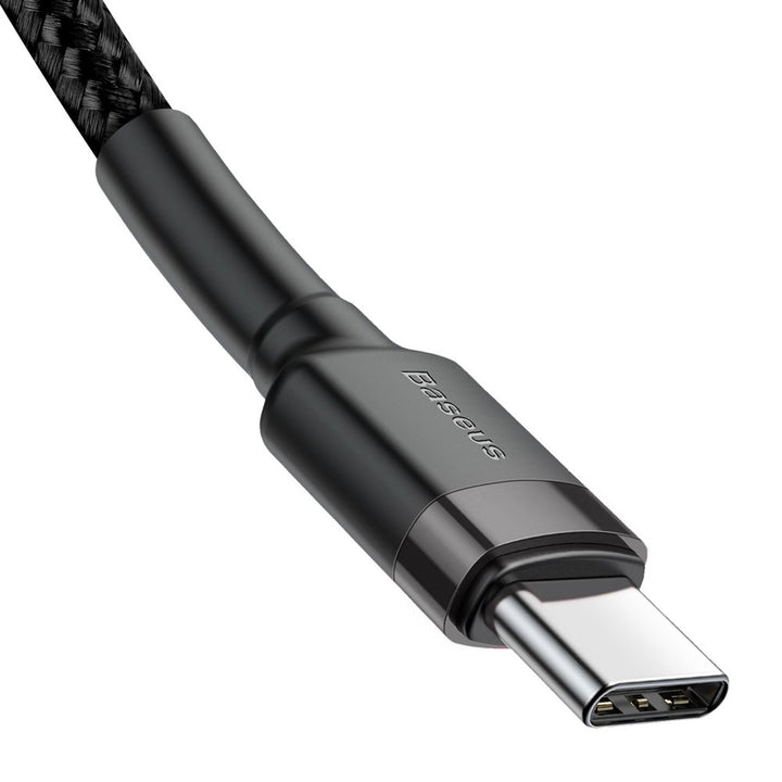 2m PD USB Type C Flash Cabo de carregamento 60W 20V 3A QC3.0 BASEUS Cafule Series