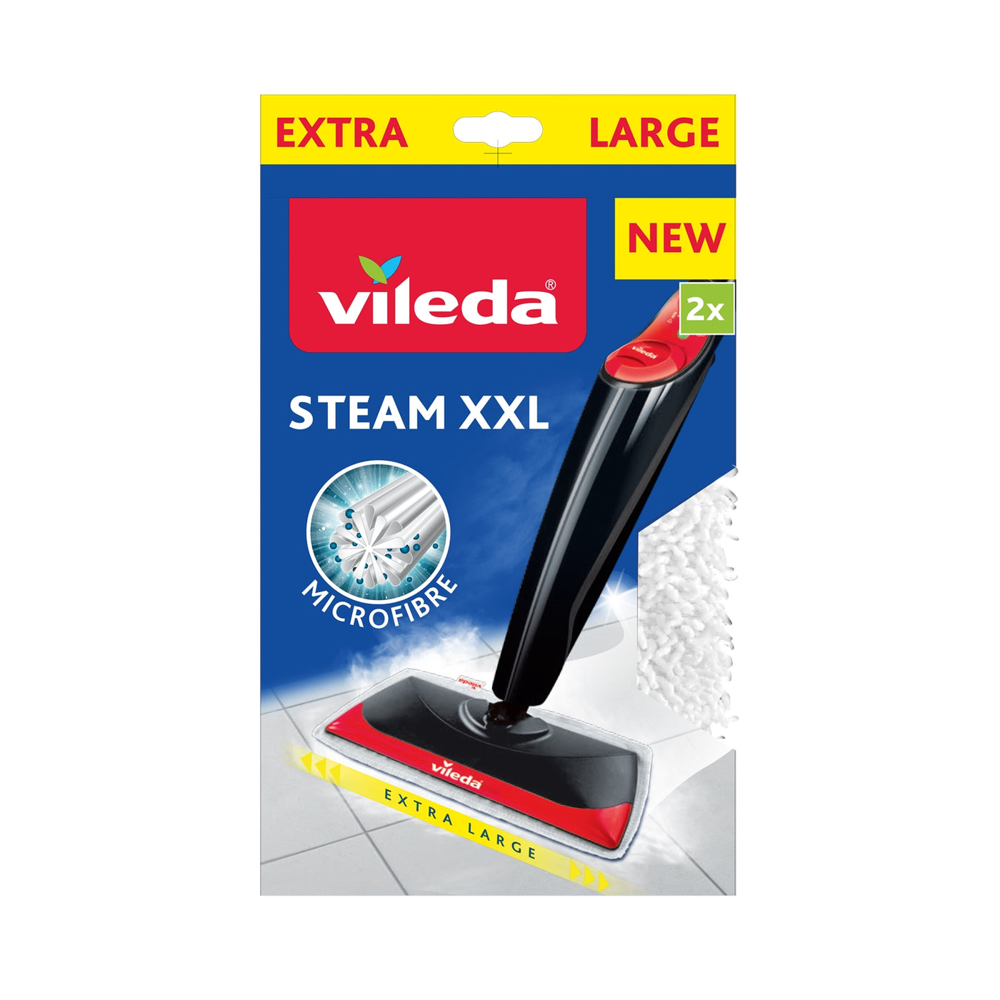 Inserciones de vapor Vileda Steam XXL 2 piezas, de alta calidad.