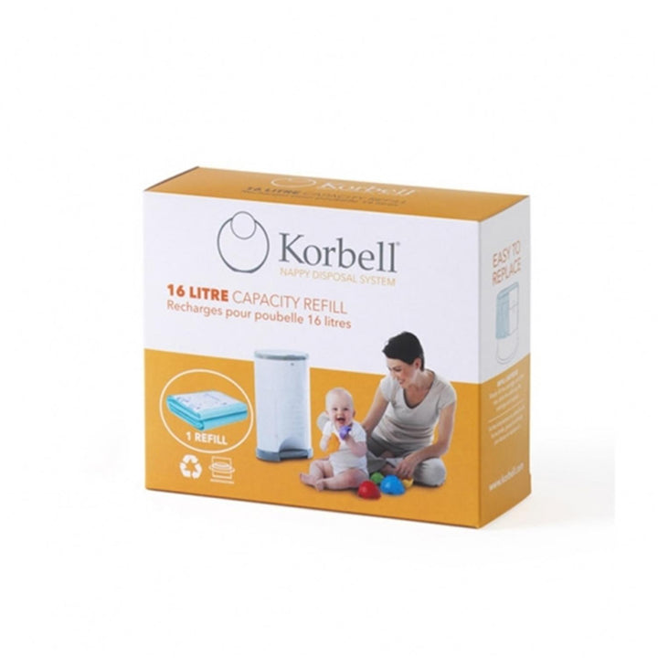 Recargas Korbell para recipiente de 16l 3 peças T-KOR-250DR3B