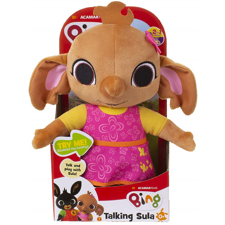 Peluche mascota interactiva elefante Bing Sula PL 26cm