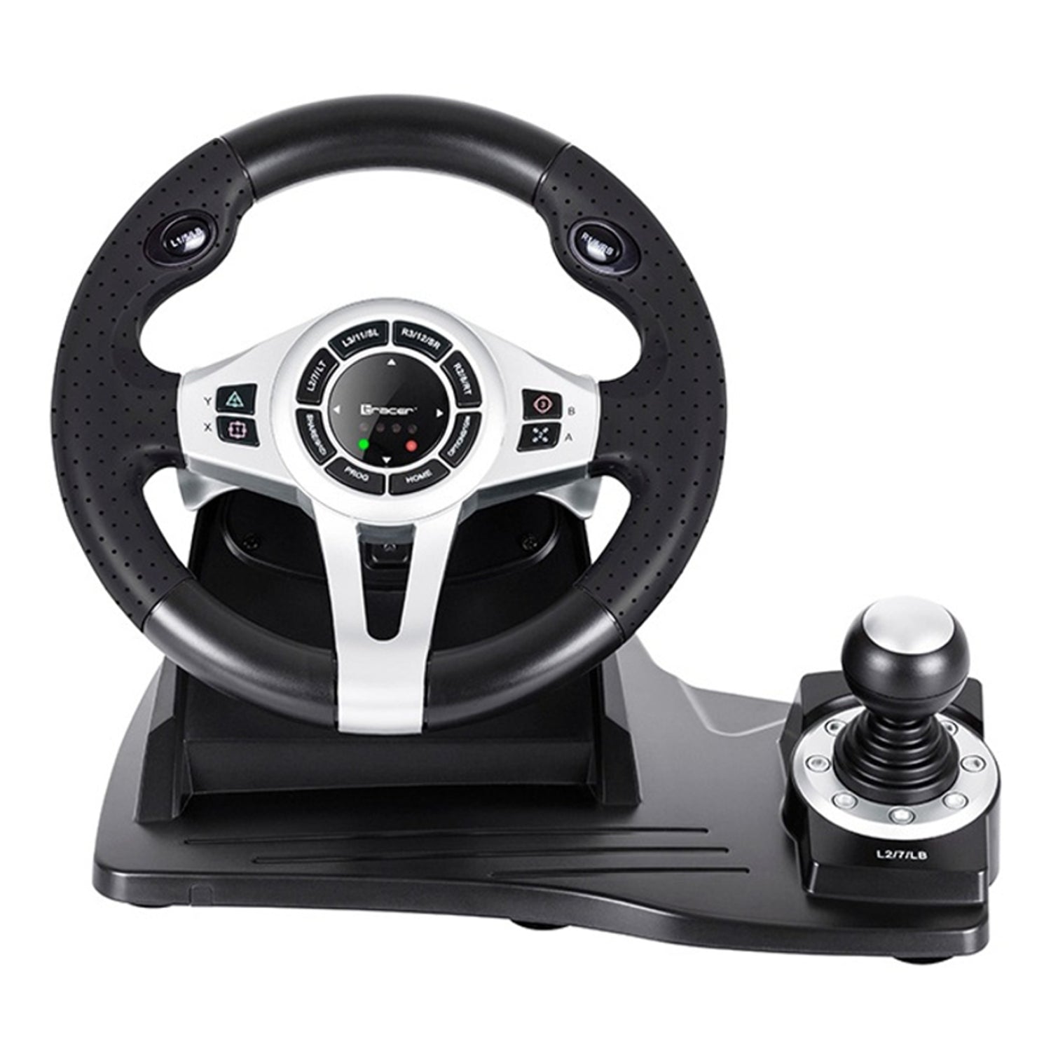 Volante de corrida com pedais para videogames TRACER Roadster PC