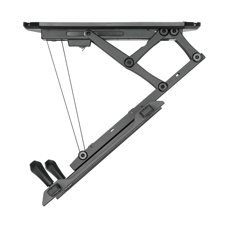 Suporte elétrico para TV de teto Maclean MC-880 com controle remoto para paredes inclinadas 32-70 "Max 35kg Max VESA 600x411