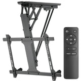 Suporte elétrico para TV de teto Maclean MC-880 com controle remoto para paredes inclinadas 32-70 "Max 35kg Max VESA 600x411