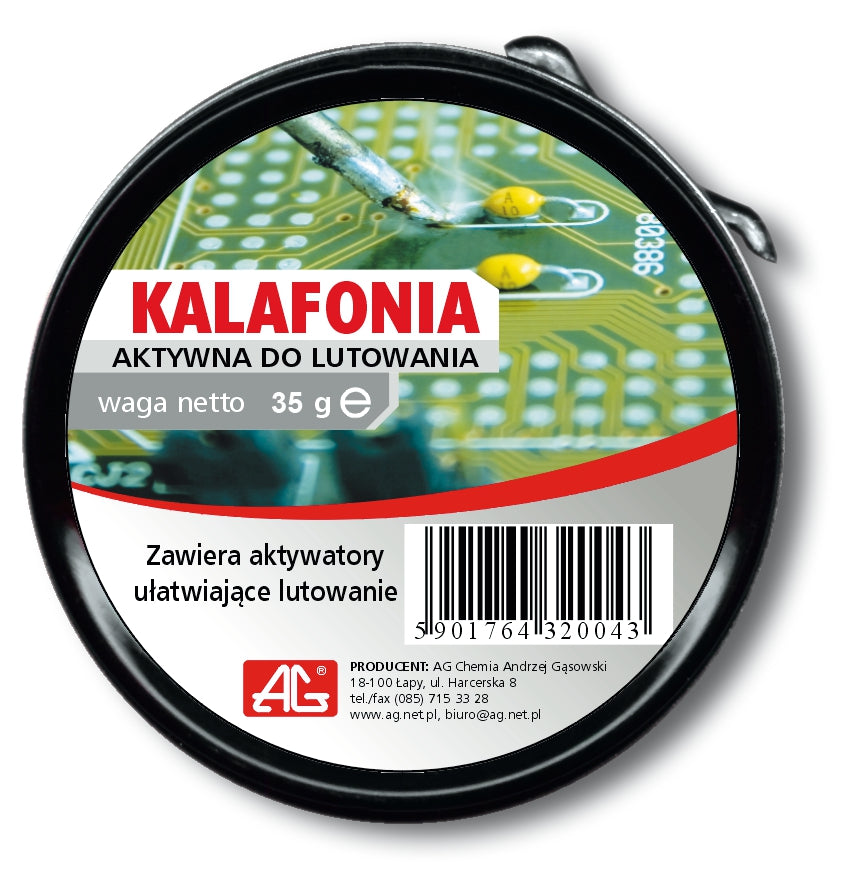 Colofonia activa con activadores de soldadura 35/40g